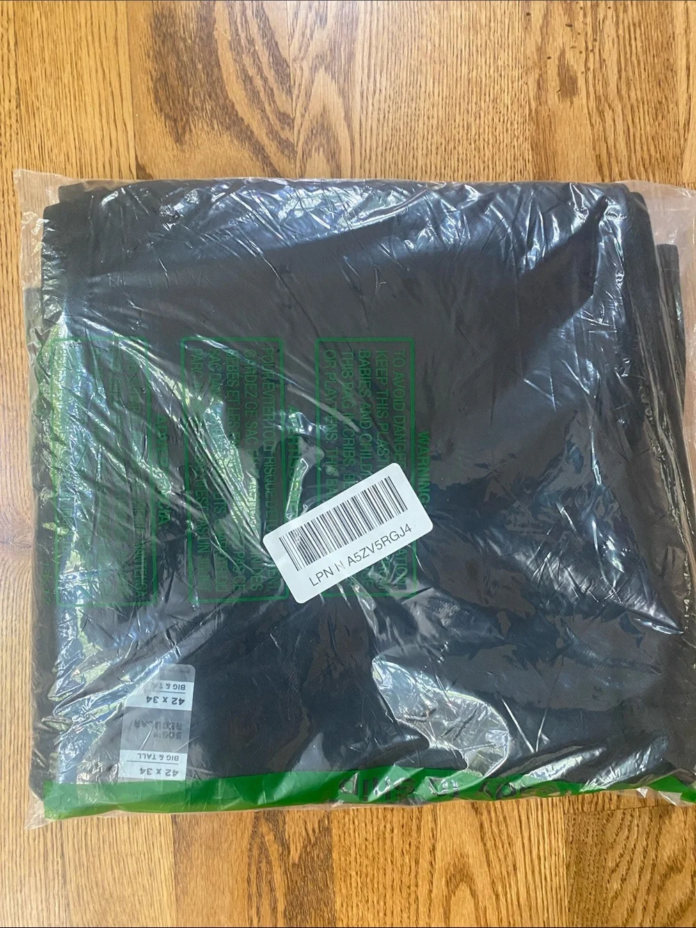 NWT Men's Levi's 505 Regular jean black 42 X 34 Big and Tall zip fly straight